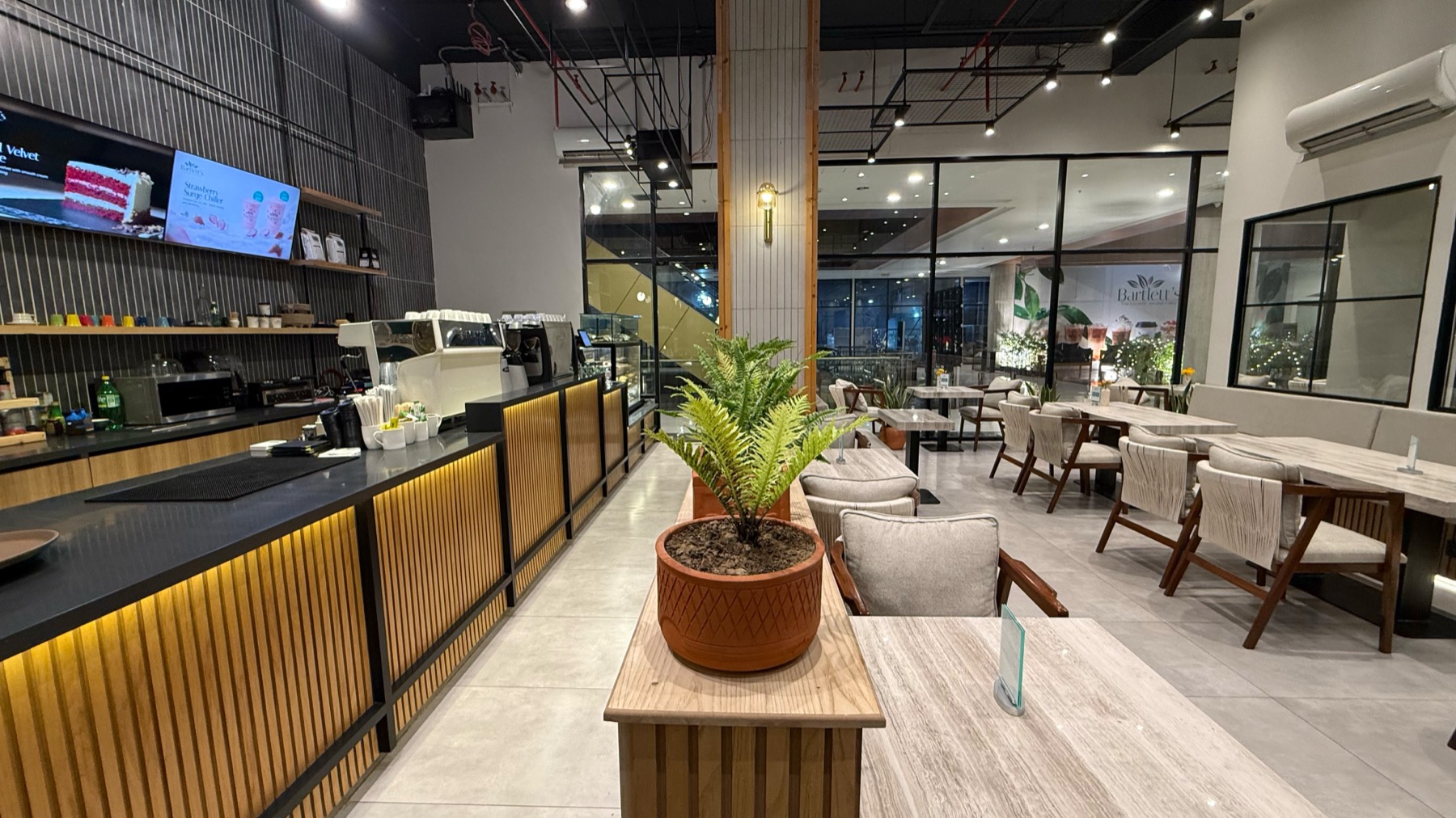 Inside Bartlett's Café