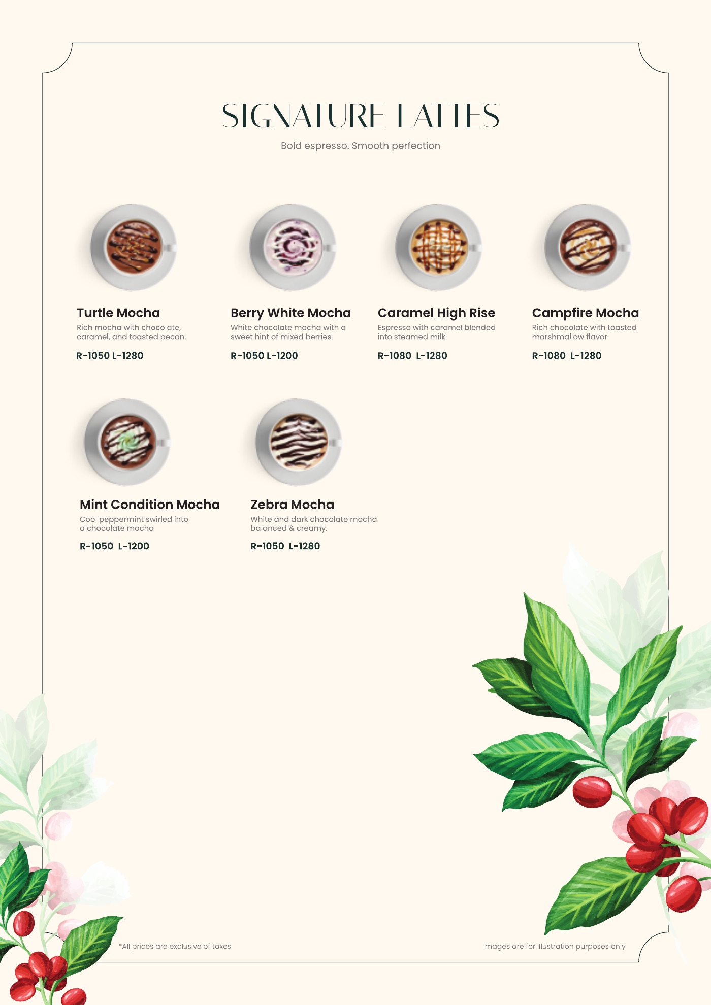 Bartlett's menu — page 3