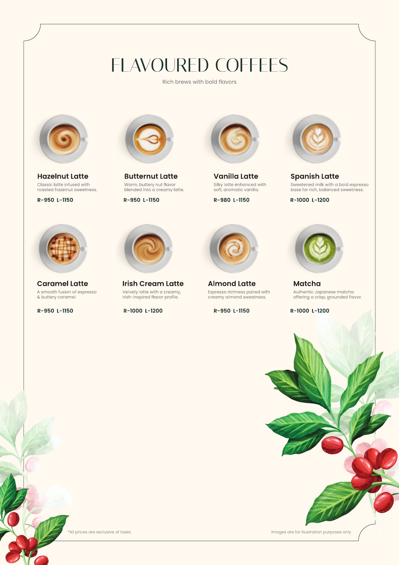 Bartlett's menu — page 4