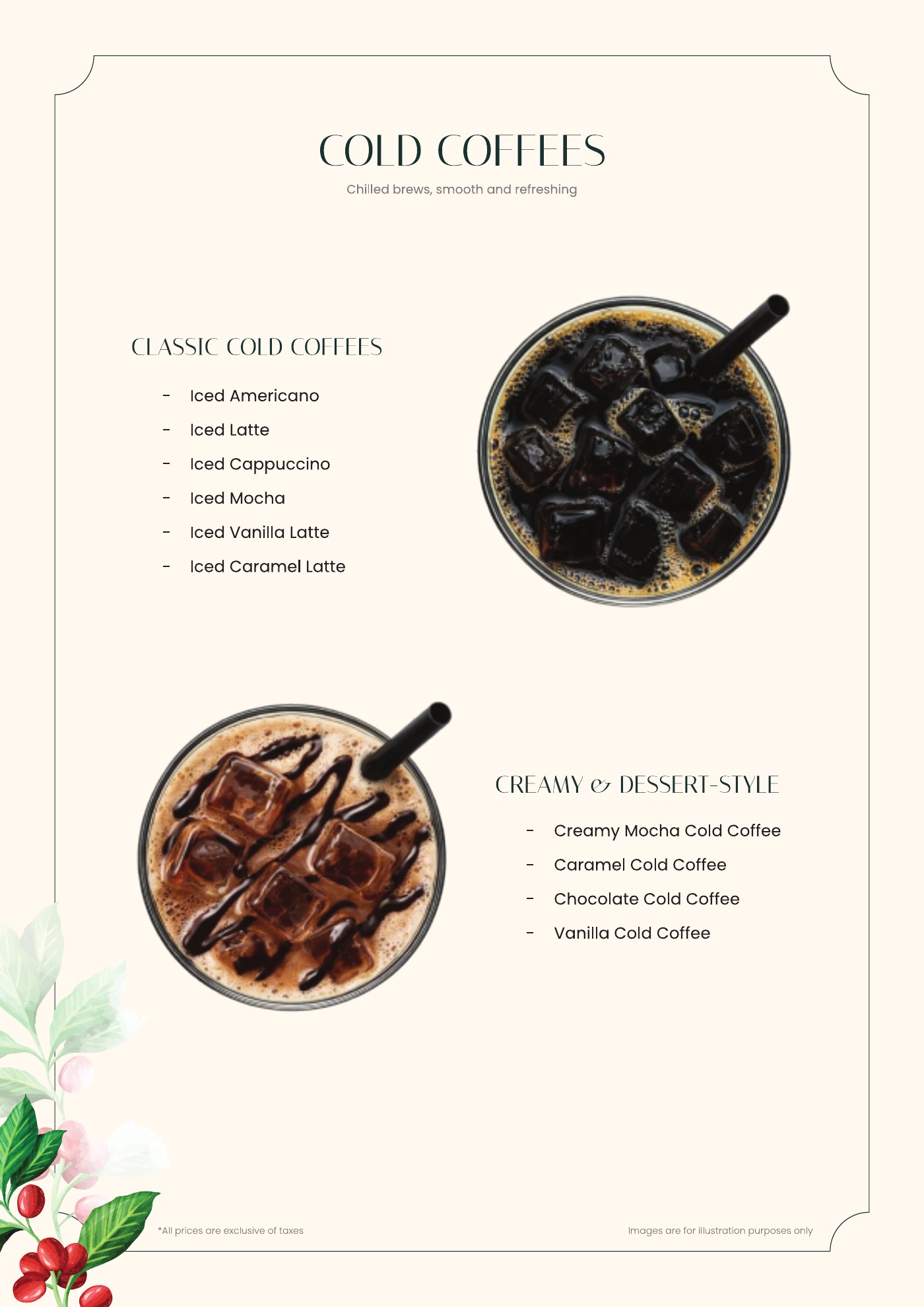 Bartlett's menu — page 5