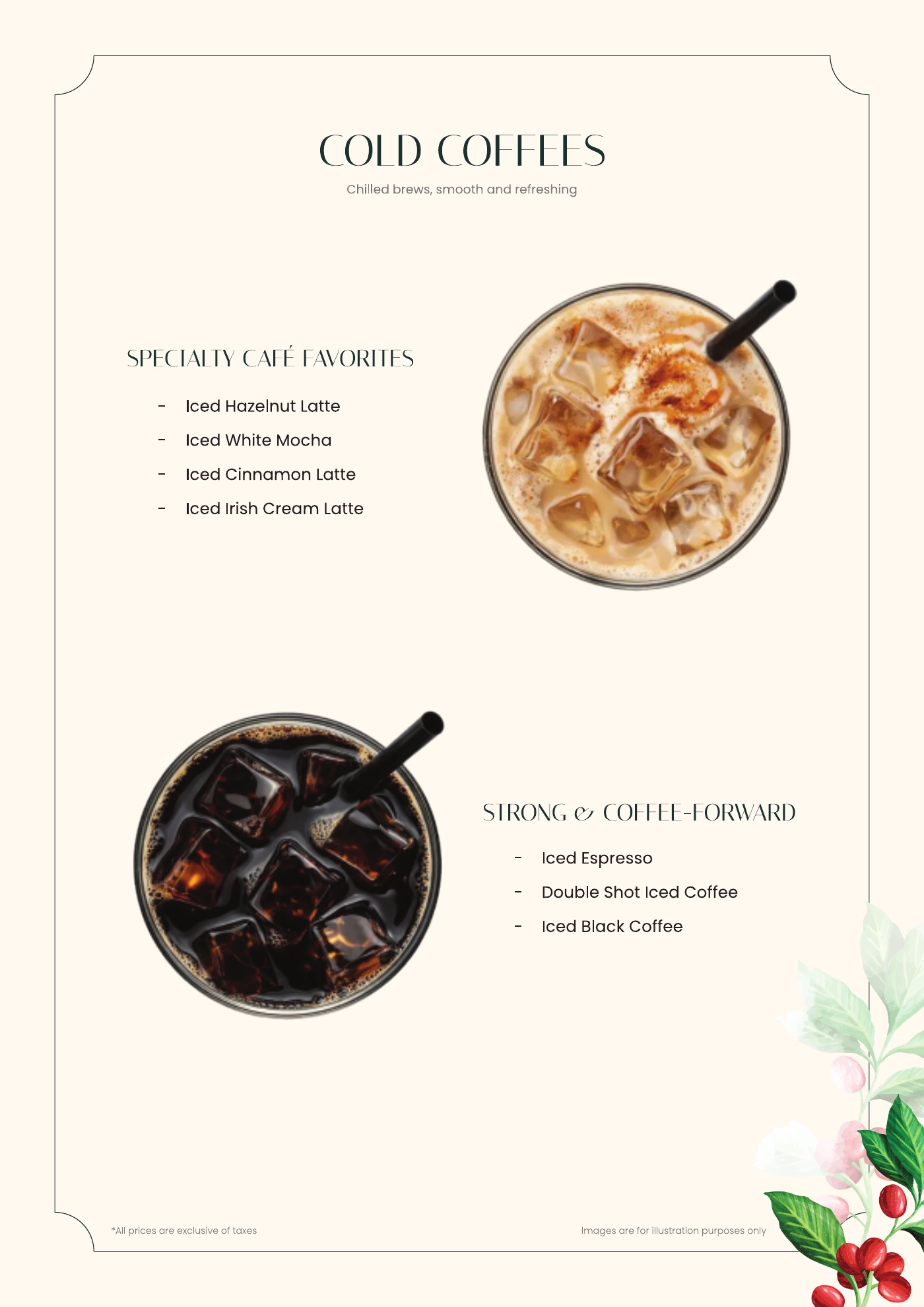 Bartlett's menu — page 6