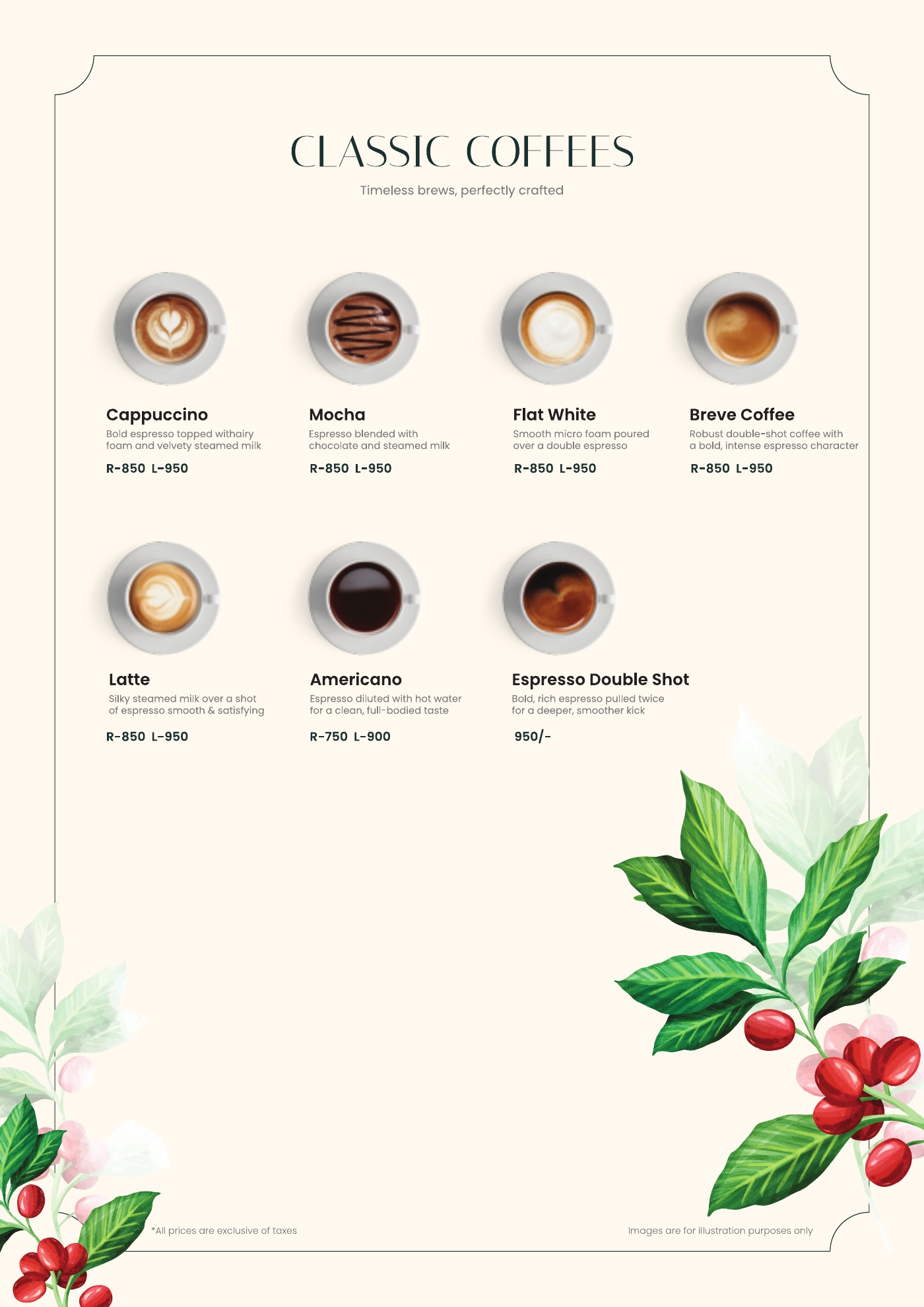 Bartlett's menu — page 8