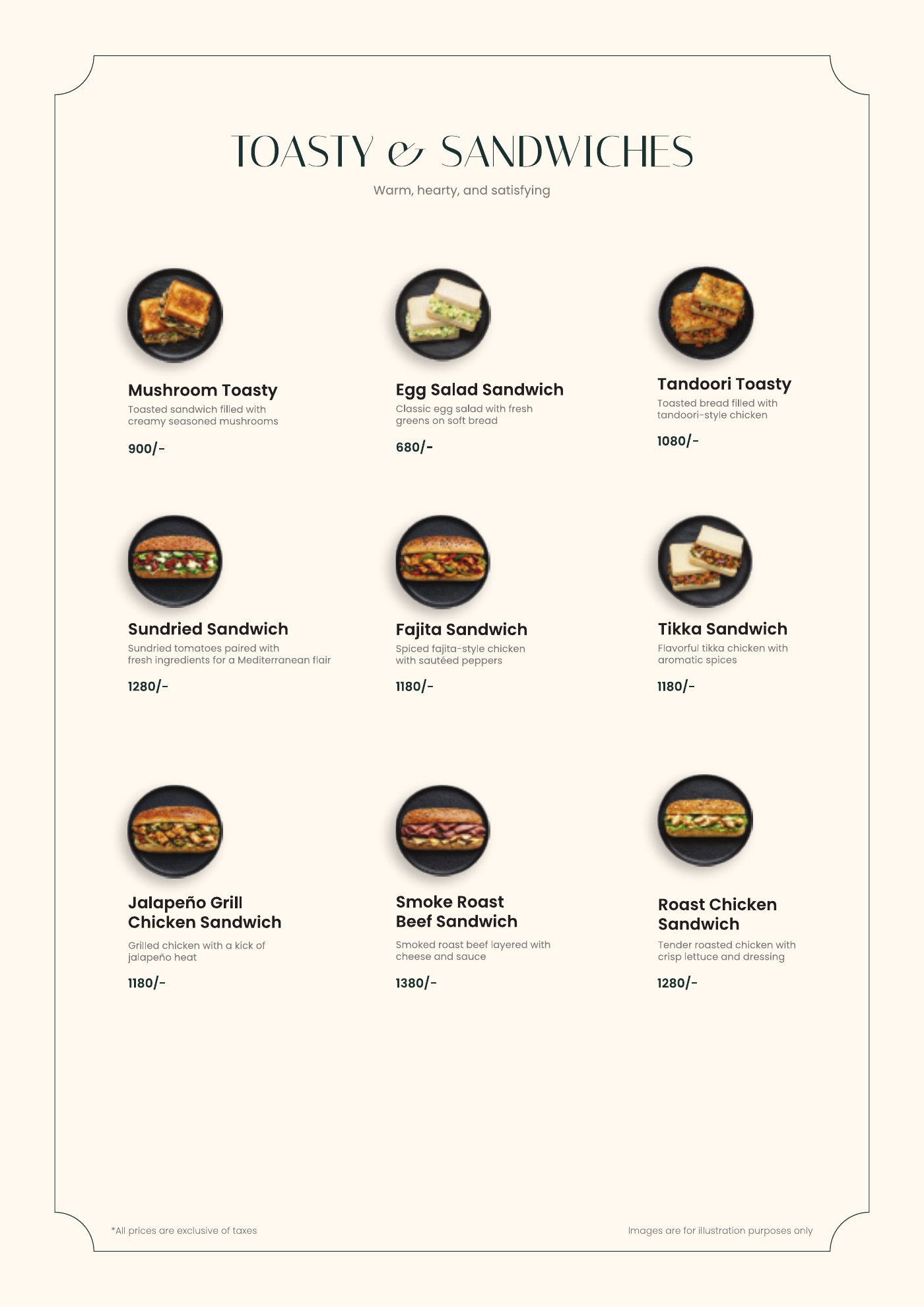 Bartlett's menu — page 14