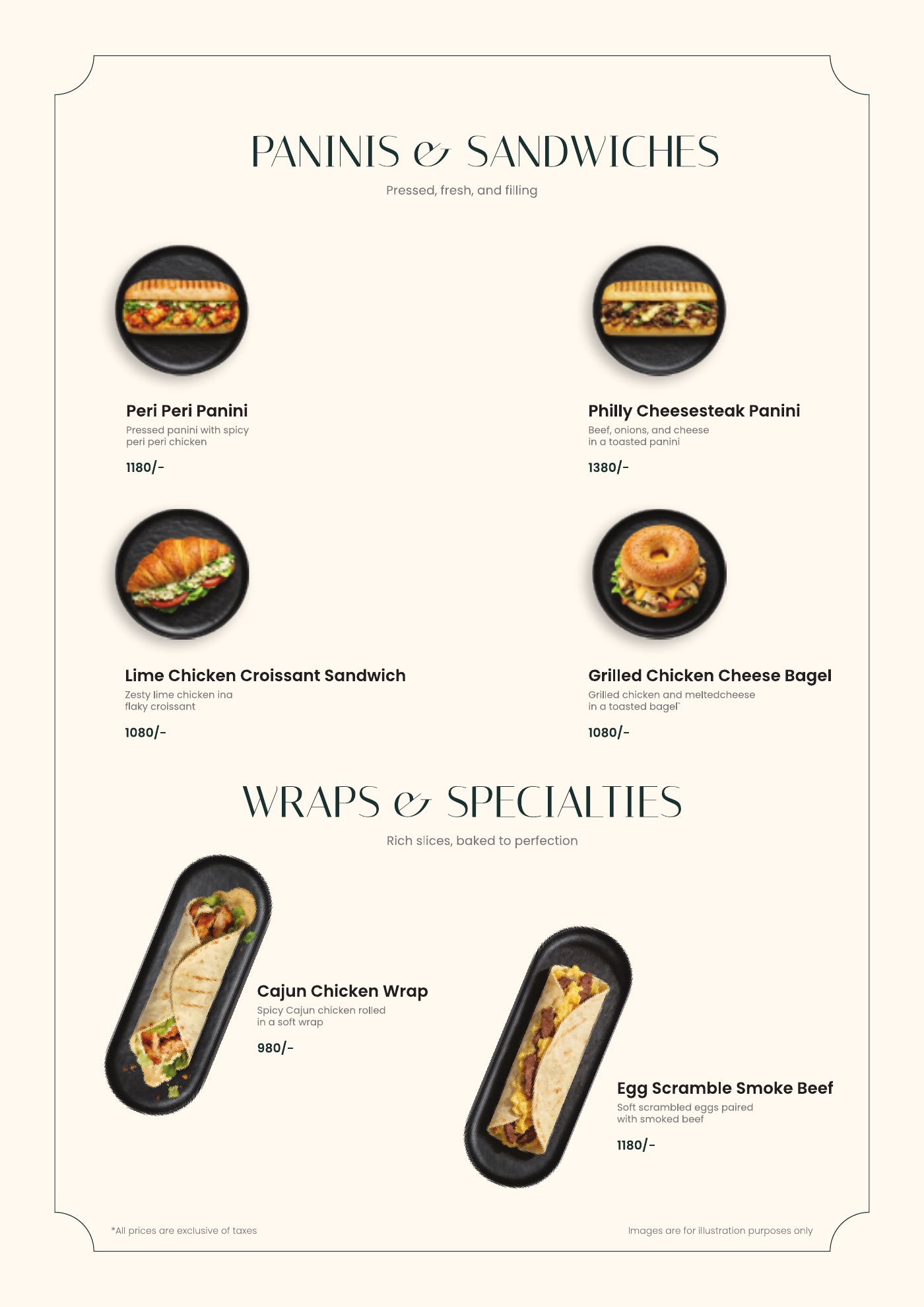 Bartlett's menu — page 15