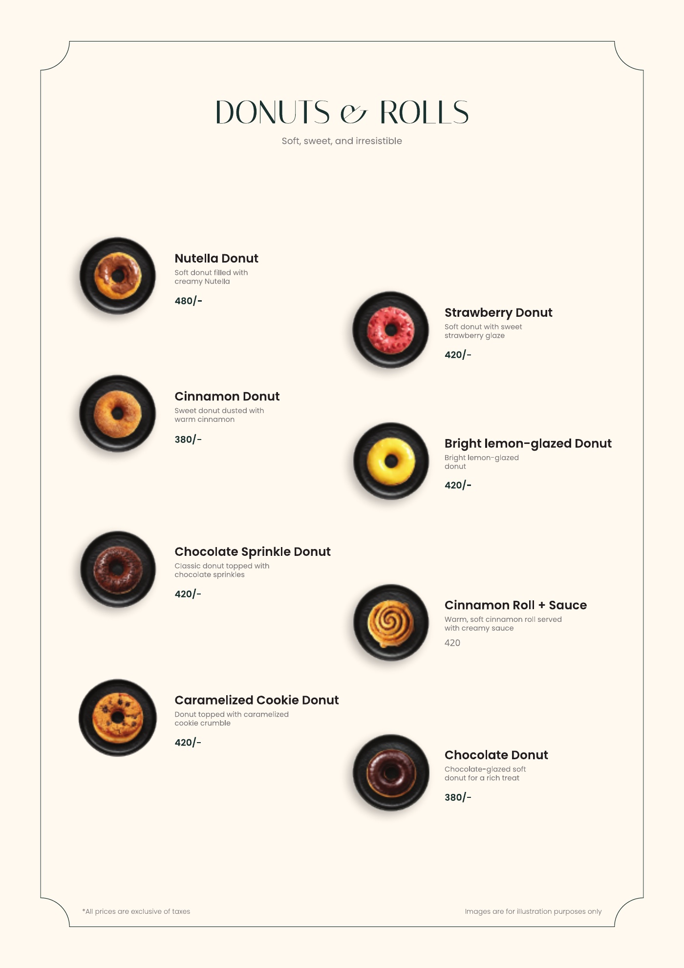 Bartlett's menu — page 18