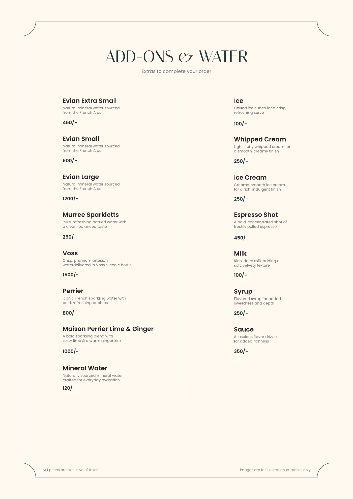Bartlett's menu — page 19