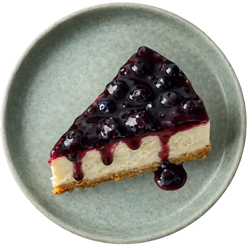 Blueberry Cheesecake (Slice)
