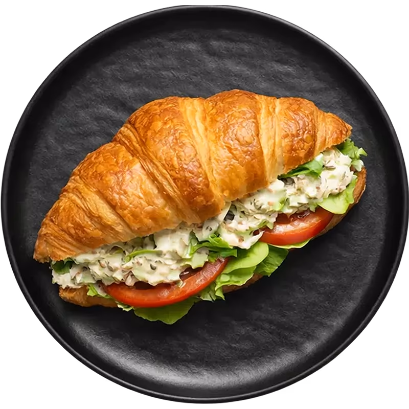 Lime Chicken Croissant Sandwich