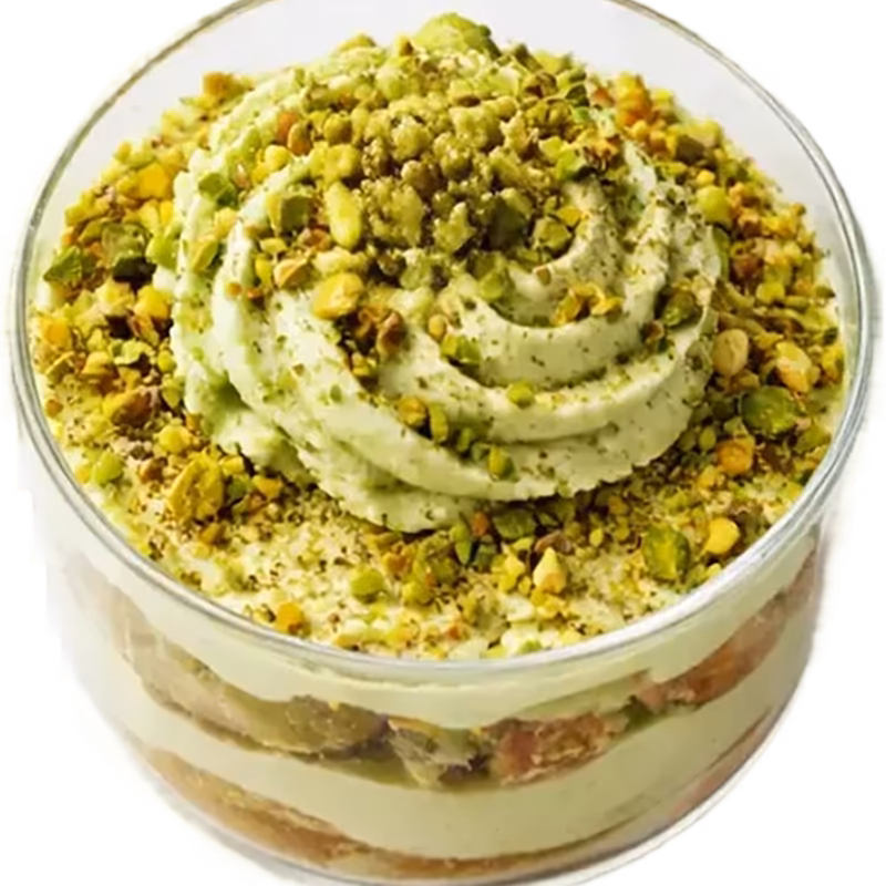 Pistachio Tiramisu Sundae